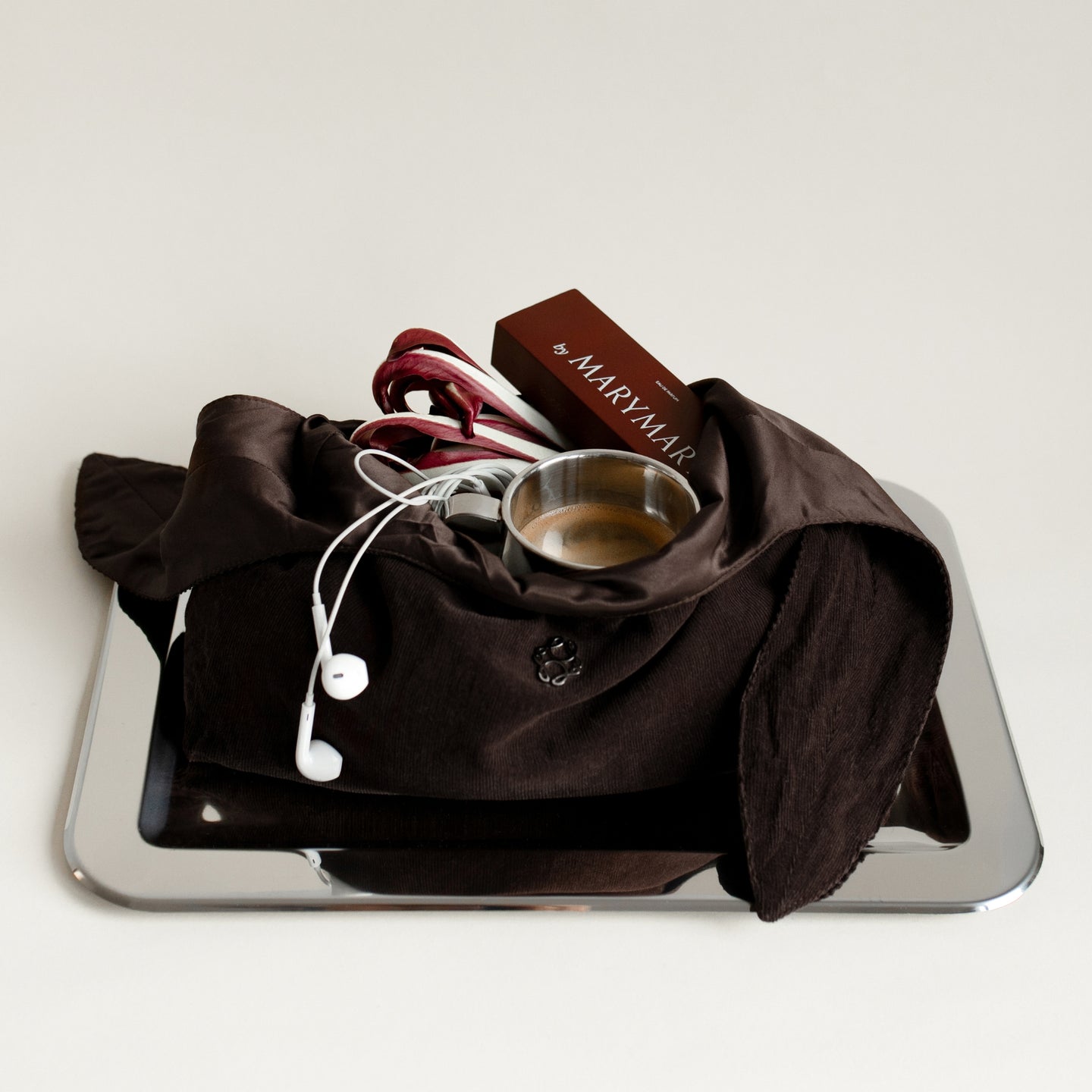The Brown Monogram Pouch