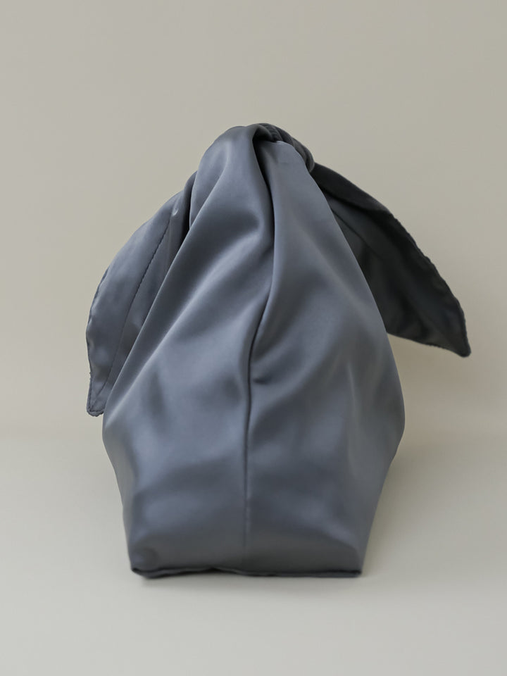 The Grey Monogram Pouch